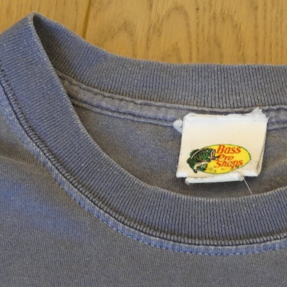 Bass Pro Shops Does This Shirt Make My Bass Look Fat Vintage Fish T-Shirt - Picture 4 of 6